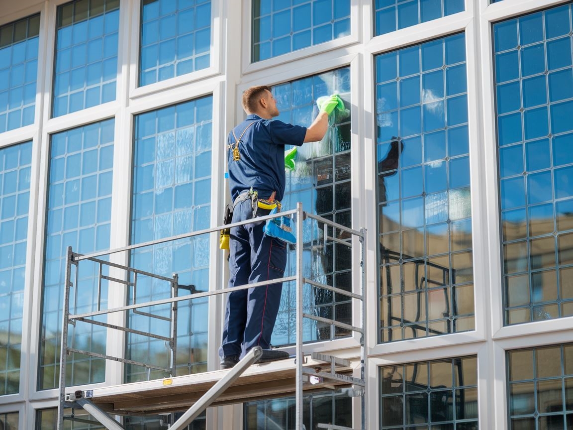 Porównanie cen usług mycia okien